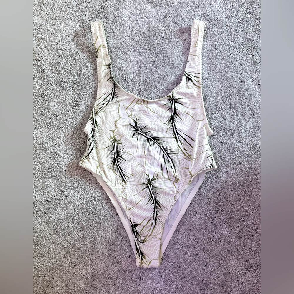Free People Tropical Plant Bodysuit - Size SX